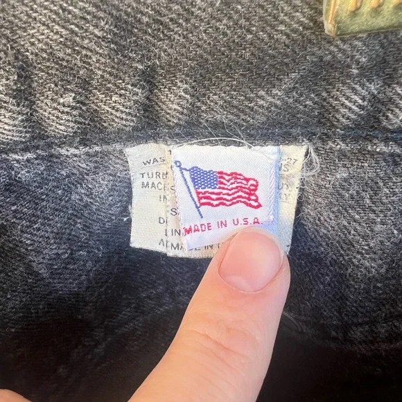 Rocky Mountain RARE Vintage Black Fringe Jeans - Picture 6 of 12